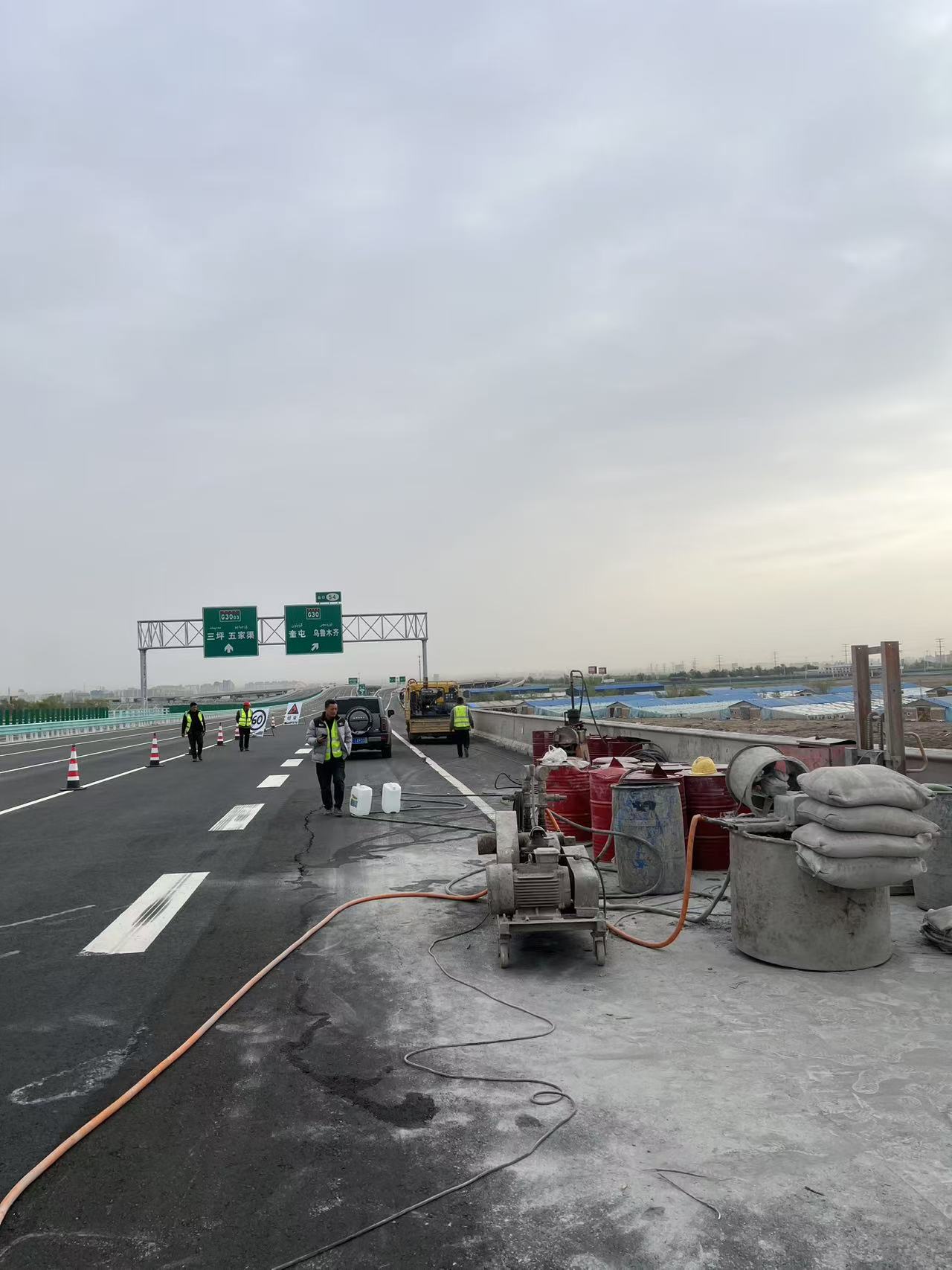 高速路基注浆控沉