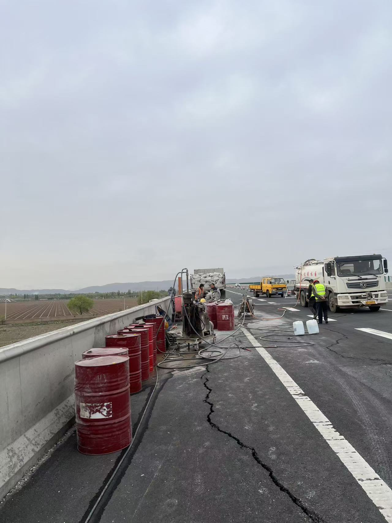 路面下沉注浆加固